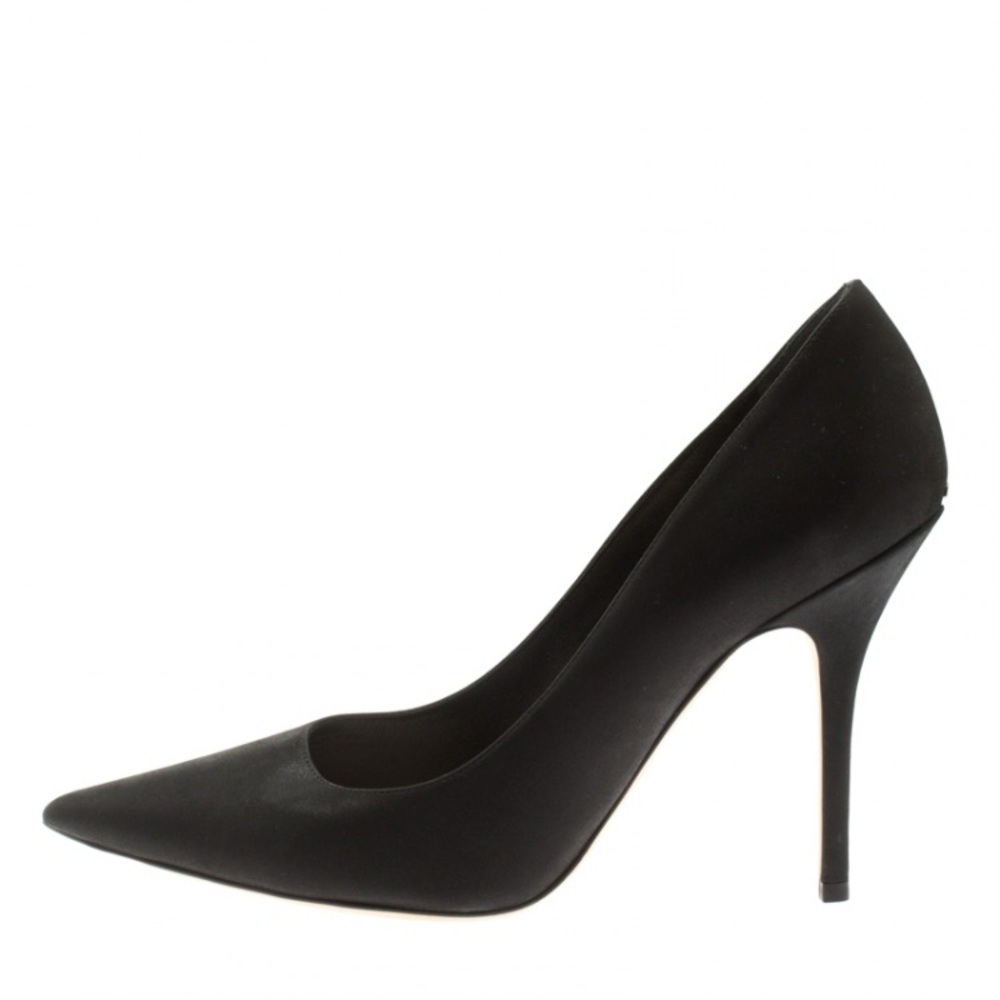 Dior Black Fabric Pointed Toe Pumps - Picture 2 of 7